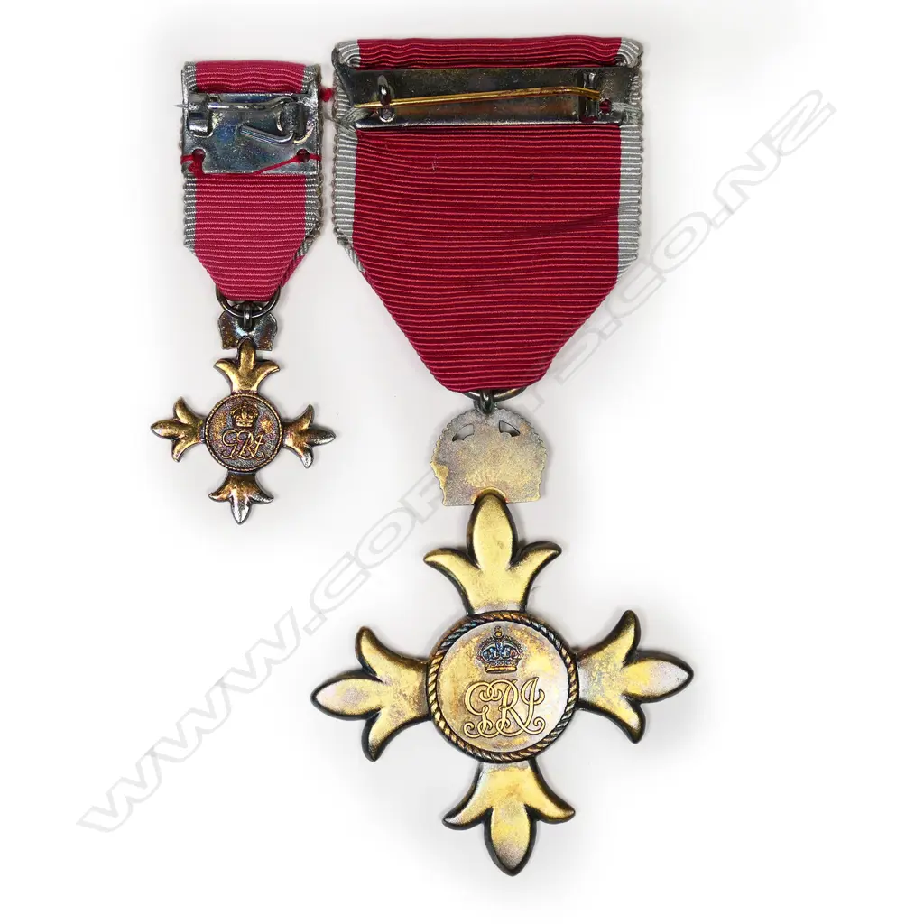 The Most Excellent Order of the British Empire awarded to Alderman Harold E Fern, Image 1++