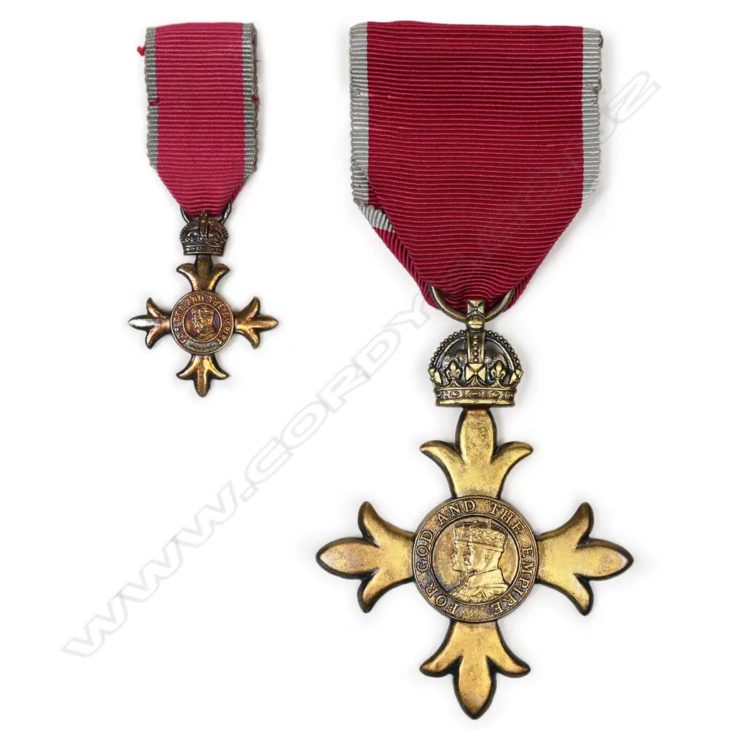 The Most Excellent Order of the British Empire awarded to Alderman Harold E Fern, Image 1++