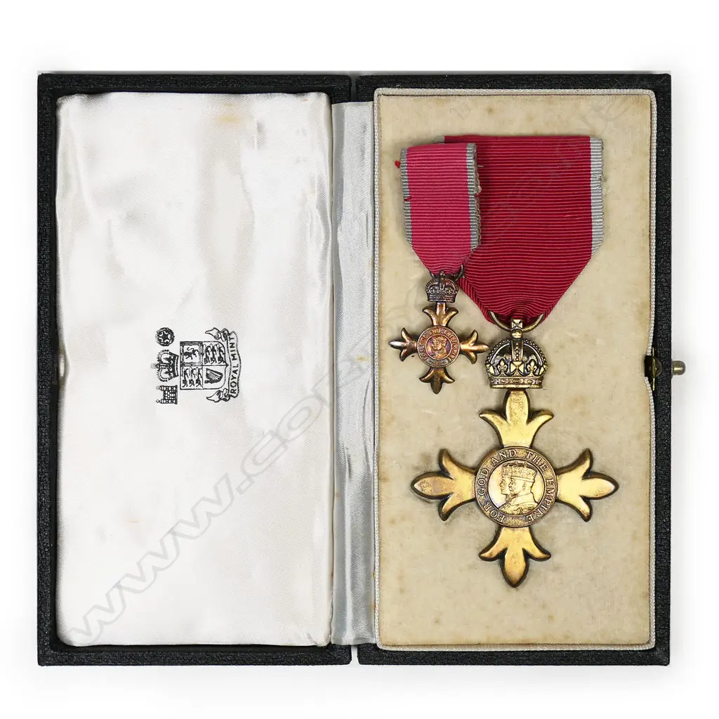 The Most Excellent Order of the British Empire awarded to Alderman Harold E Fern, Image 1++