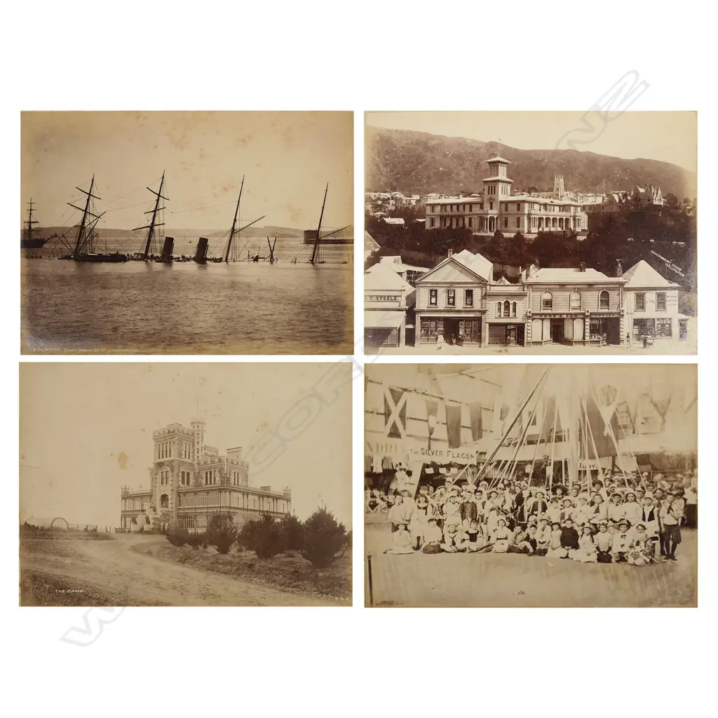 Set of three volumes Burton Brothers (Dunedin) photographs 'New Zealand Views', Image 1++