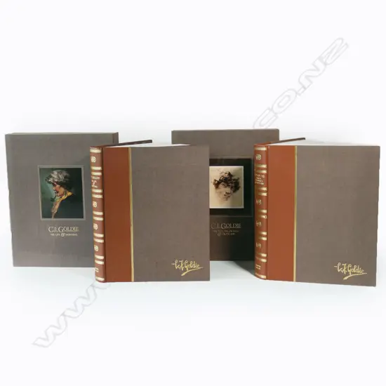 A pair of C.F. Goldie books