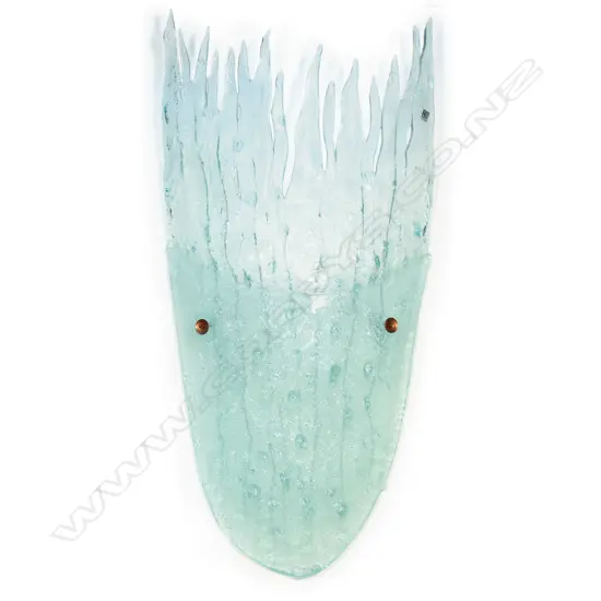 Phil Newbury large icicle shield form sculpture,