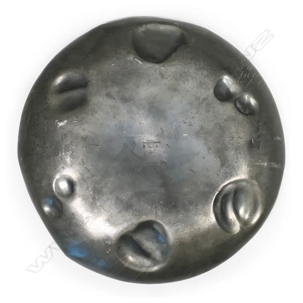 ARCHIBALD KNOX LIBERTY TUDRIC PEWTER BOLLELIN DISH 260mm dia Image 1++