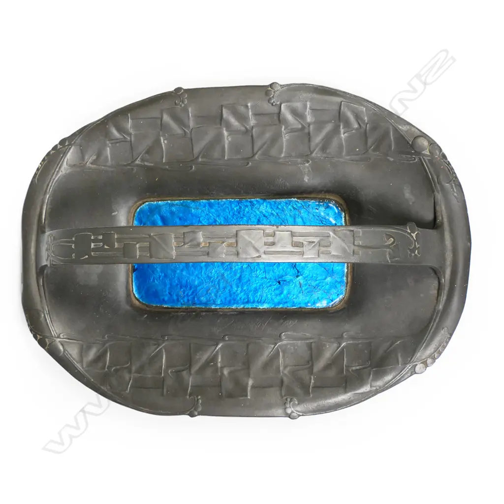 Archibald Knox Tudric pewter cake basket c.1900, Image 1++