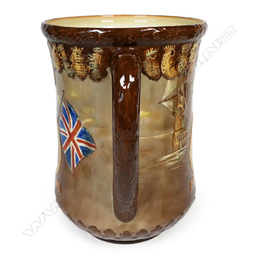 A Royal Doulton Elizabeth II Coronation loving cup, Image 1++