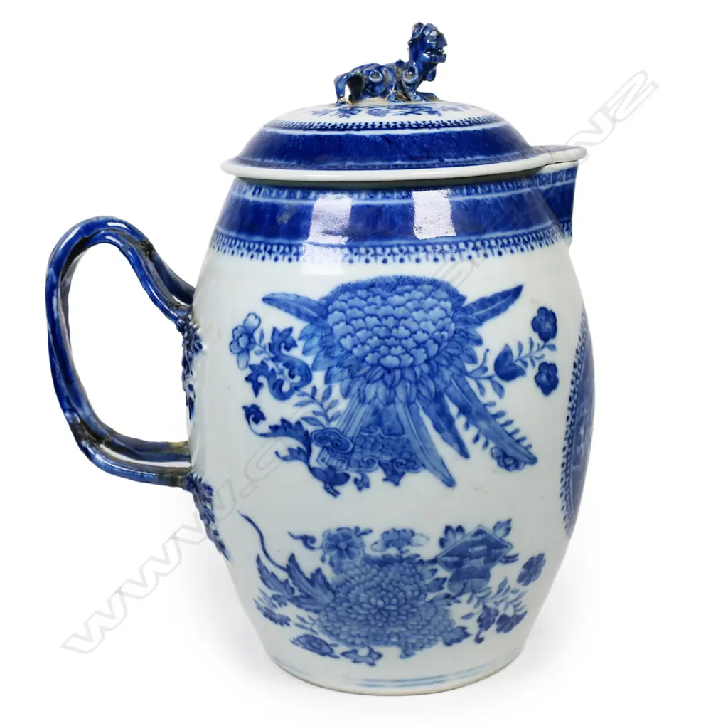A c1800 Chinese export Fitzhugh cider jug, Image 1++