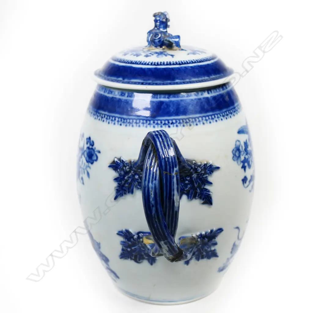 A c1800 Chinese export Fitzhugh cider jug, Image 1++