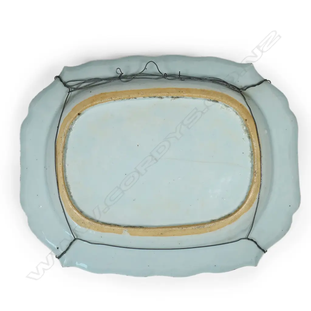 An 18th/19thC Chinese export blue and white ashette, Image 1++