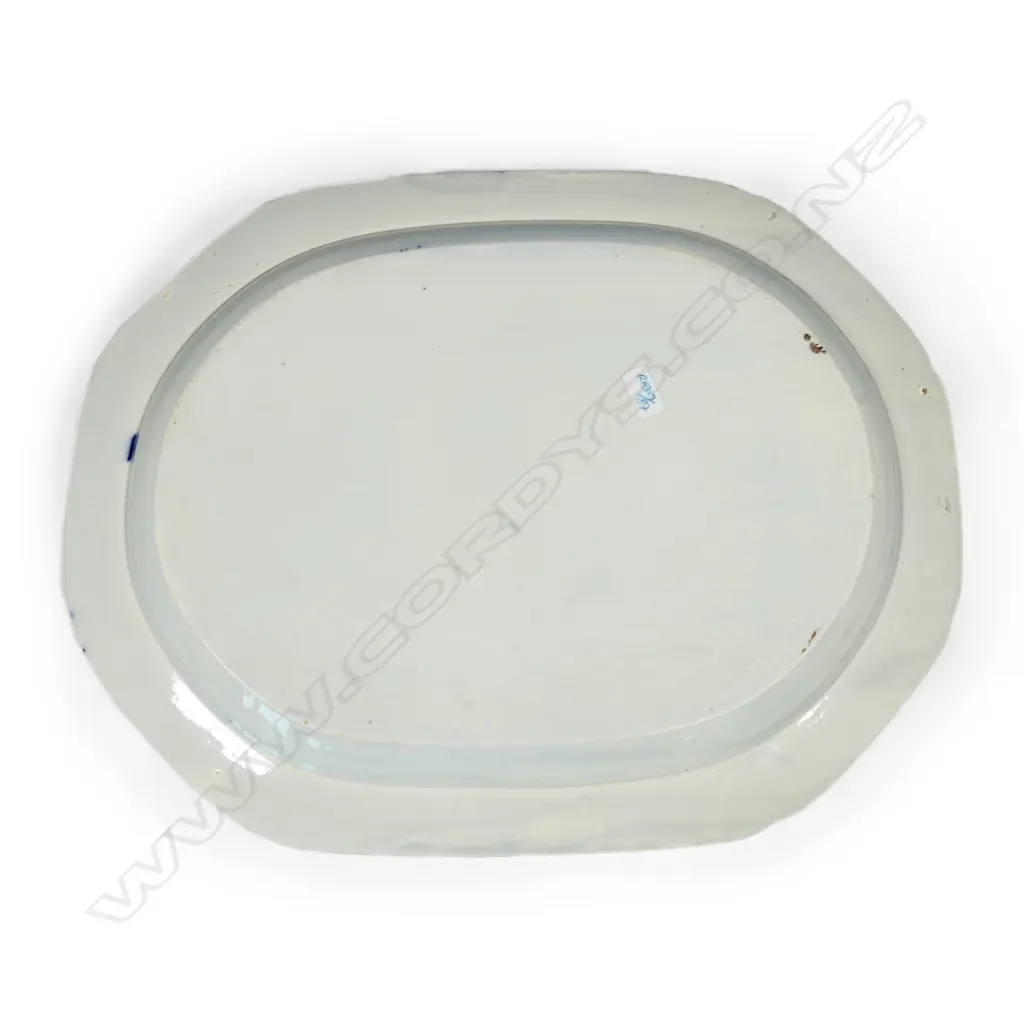 An 18th/19thC Chinese export blue and white ashette, Image 1++