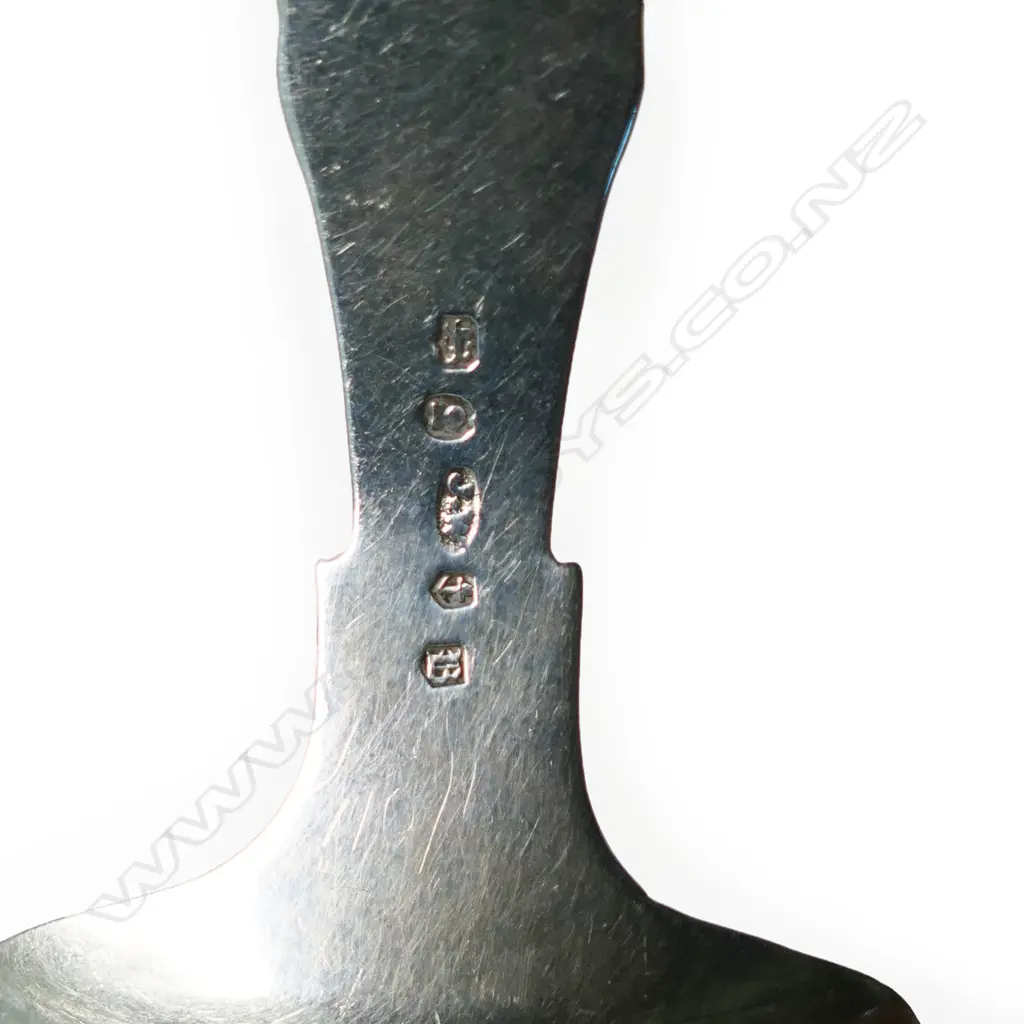 A George IV silver King's pattern tea caddy spoon, Image 1++