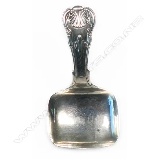 A George IV silver King's pattern tea caddy spoon,