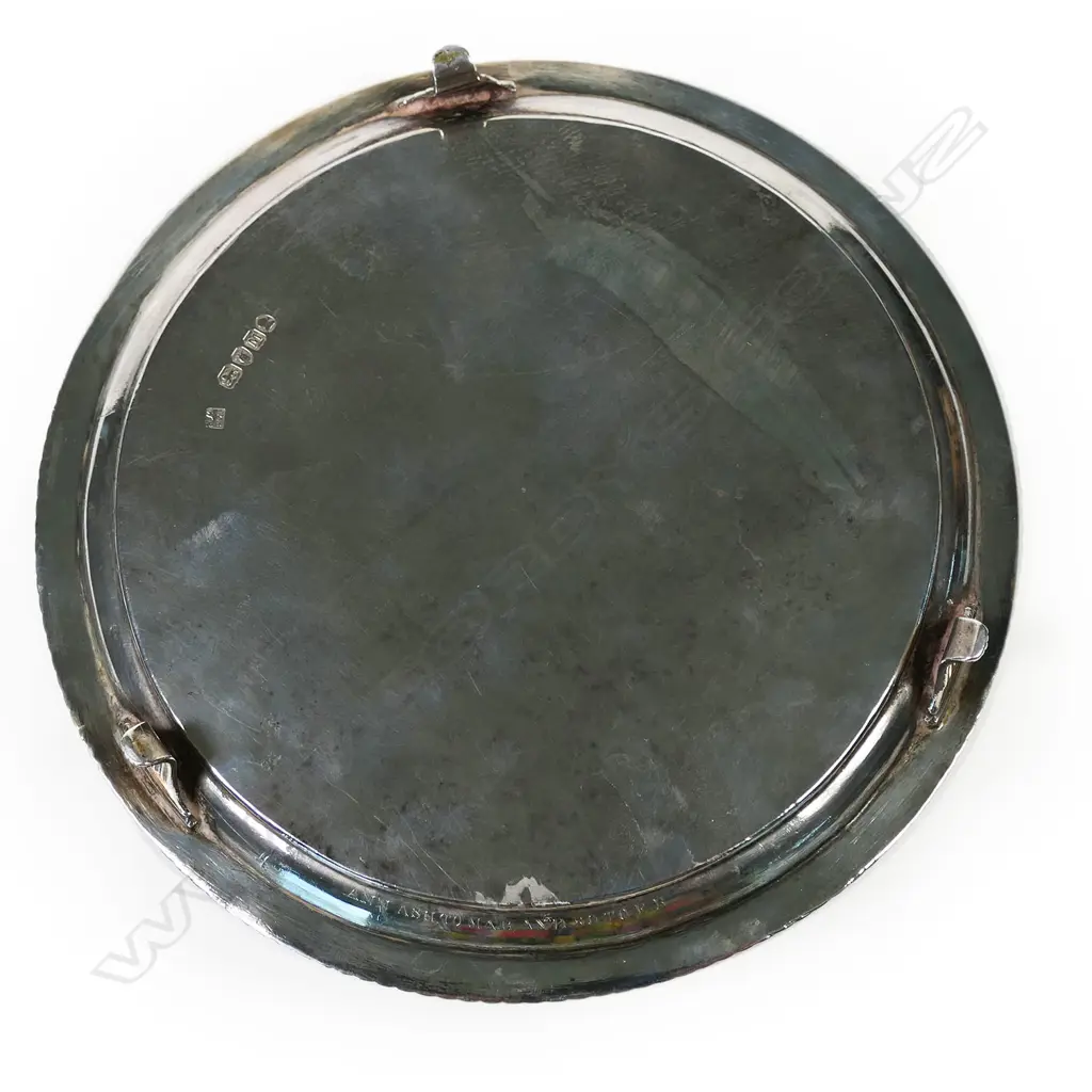 A late George III silver waiter, Image 1++