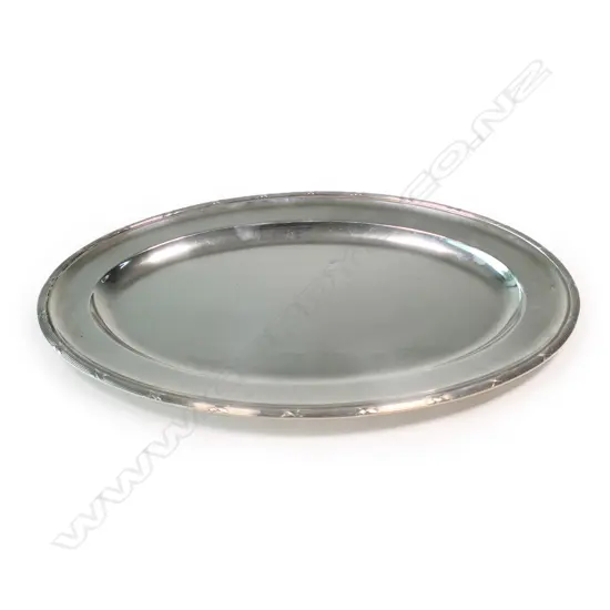 A Continental silver tray,
