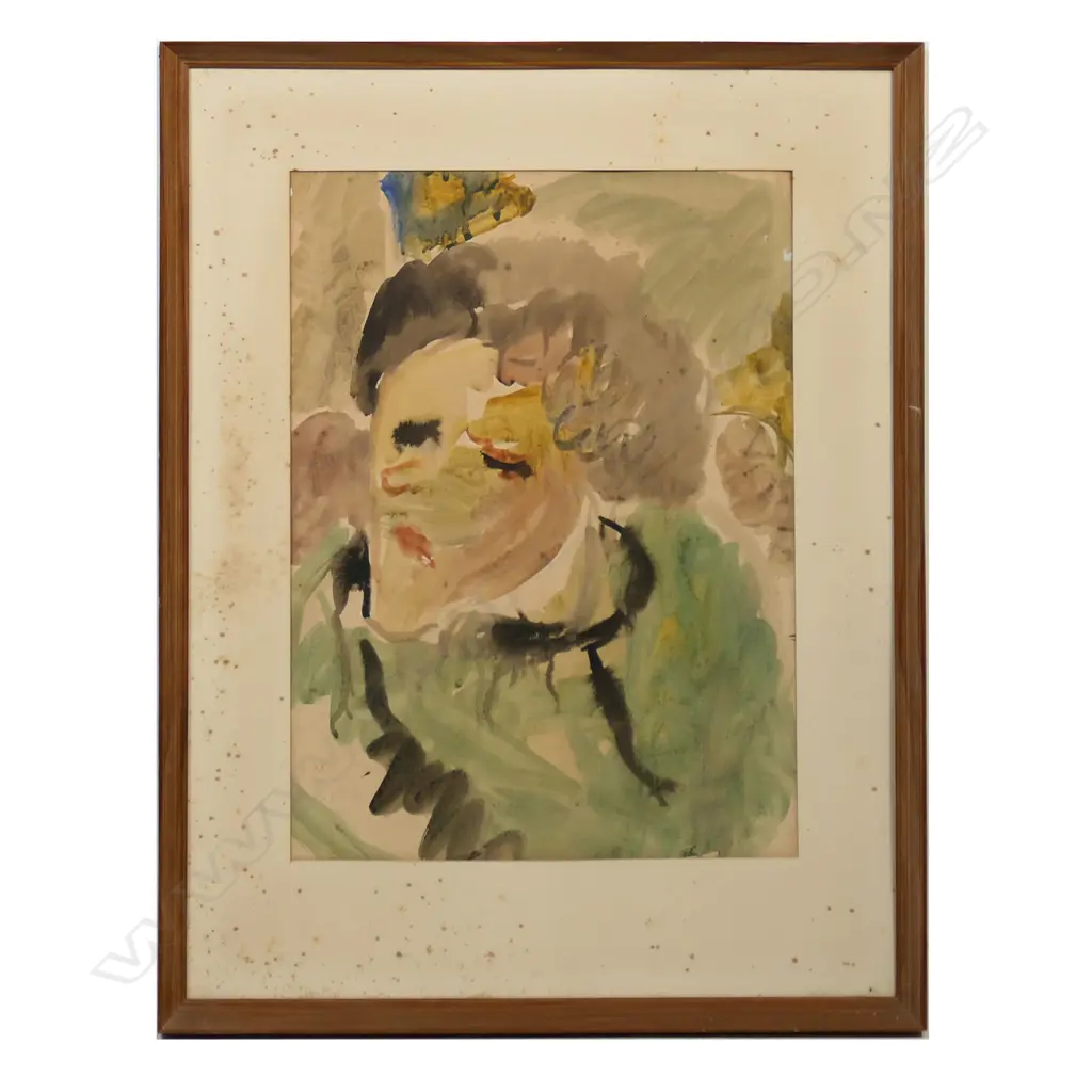 Sir Tosswill Mountford Woollaston (1910-98) Unnamed Portrait Image 1++