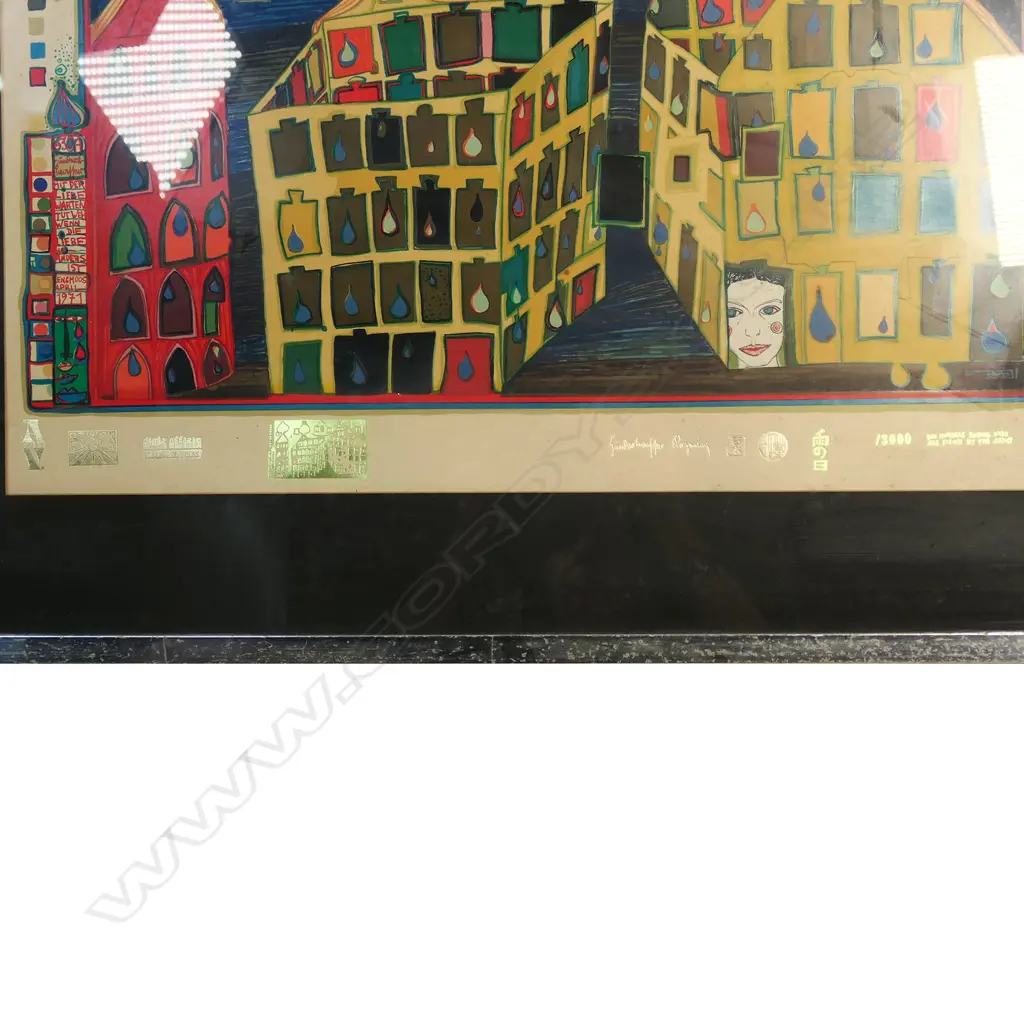 Friedensreich Hundertwasser (1928-2000), 'It Hurts To Wait With Love If Love Is Somewhere Else', Image 1++
