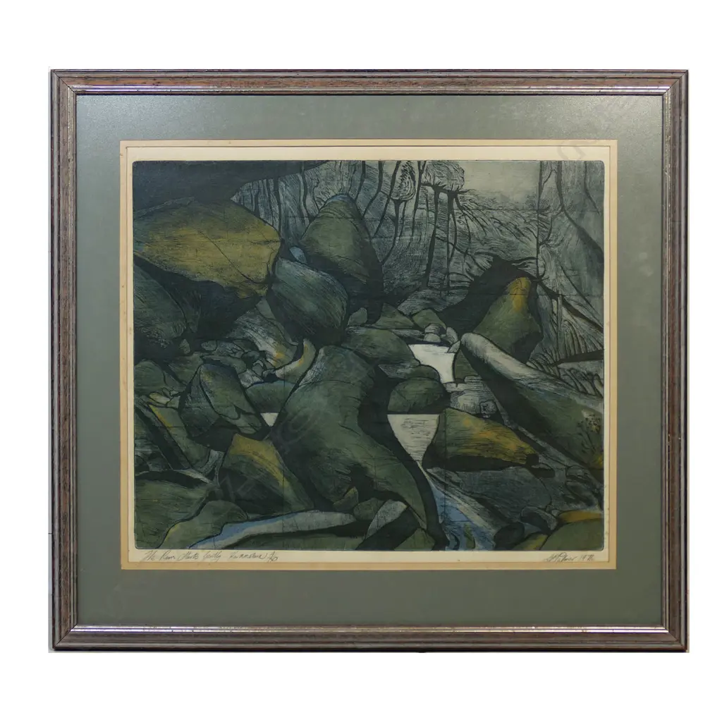 Stanley Palmer (NZ b.2936-) 'The Rain Starts Gently - Karamatura' Image 1++