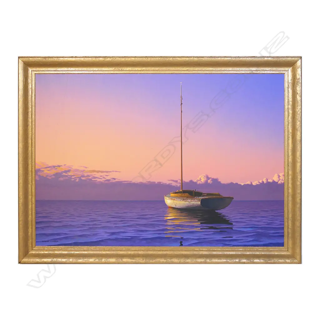 Steve Harris (b.1953) Sloop at Sunset 2011, Image 1++
