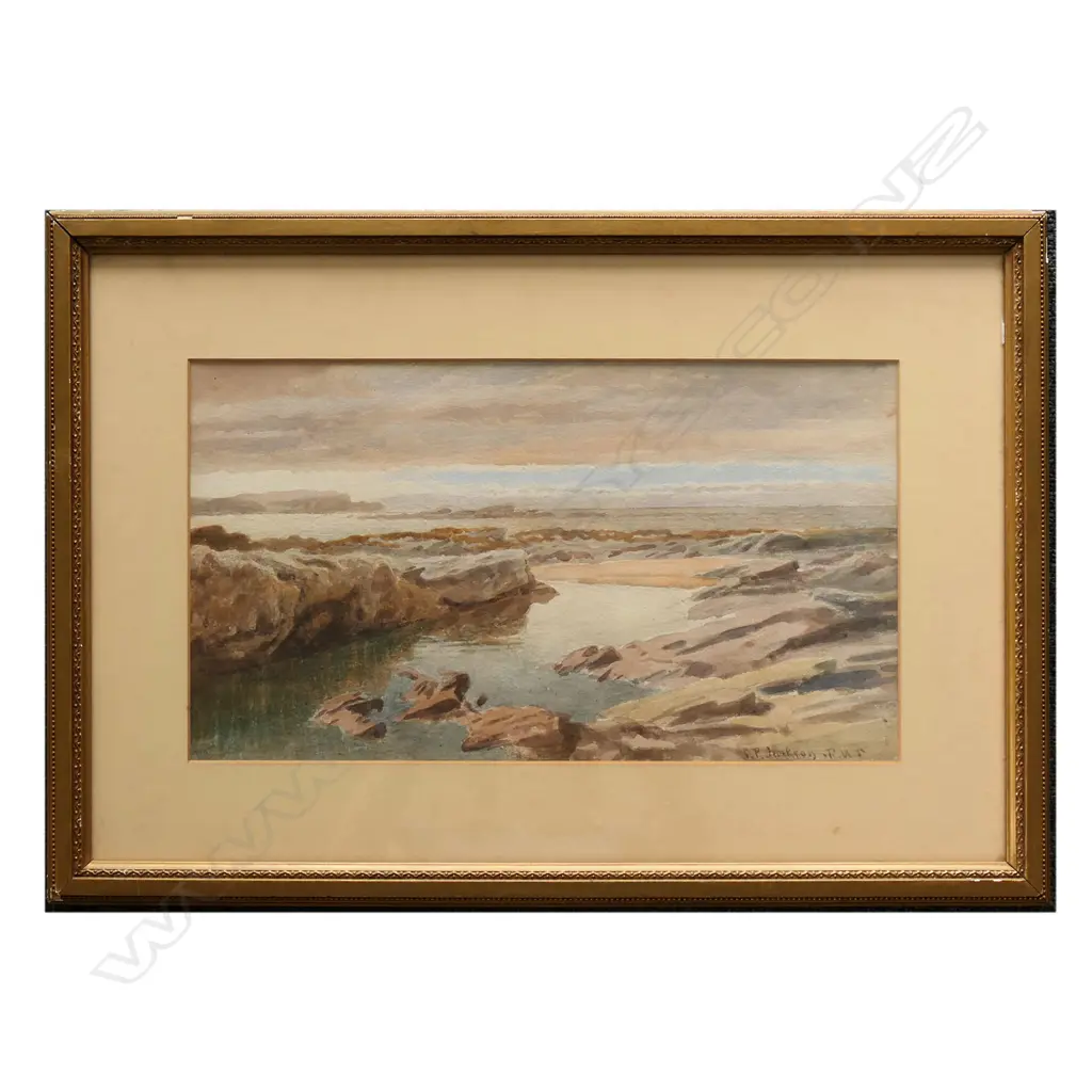 Samuel Phillips Jackson (UK 1830-1904), Coastal Scene, Image 1++