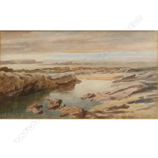 Samuel Phillips Jackson (UK 1830-1904), Coastal Scene,