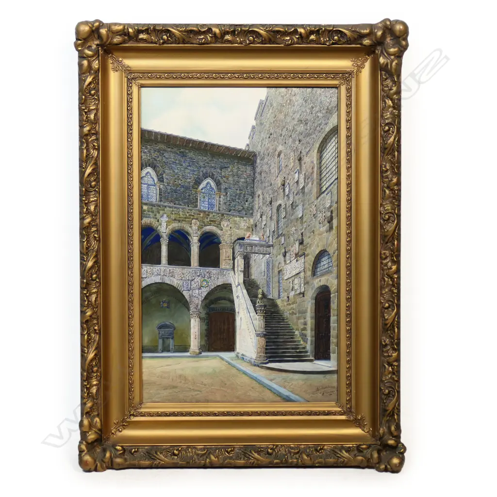 A. Schwicker (19thc) 'Firenze', Image 1++