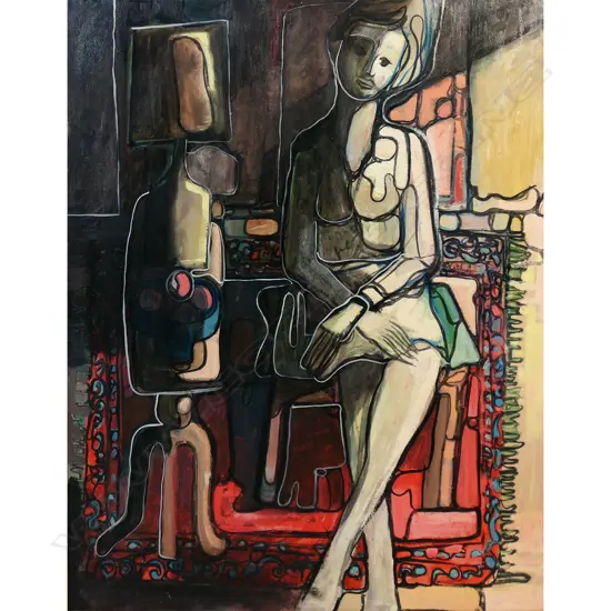 Herbert Cresswell (Herb) Foley (UK/NZ 1935-) Abstract figure,