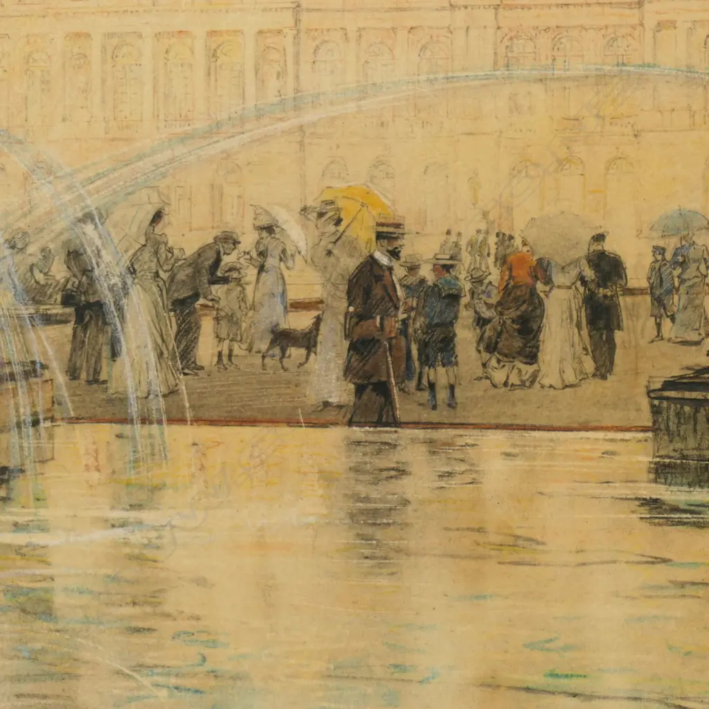 Charles Jouas (France 1866-1942),'Le Parc de Versailles', Image 1++