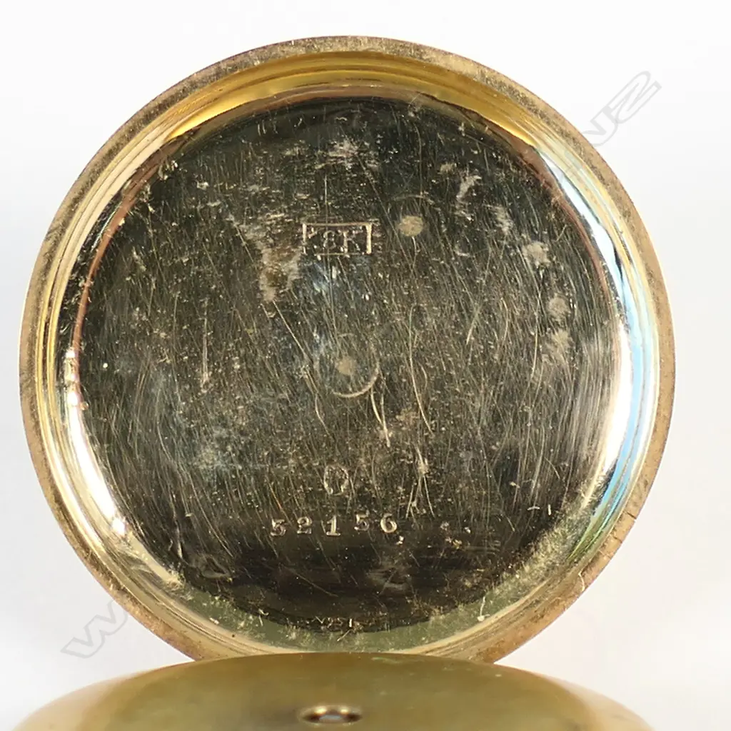An 18ct gold ladies open face pocket watch, Image 1++