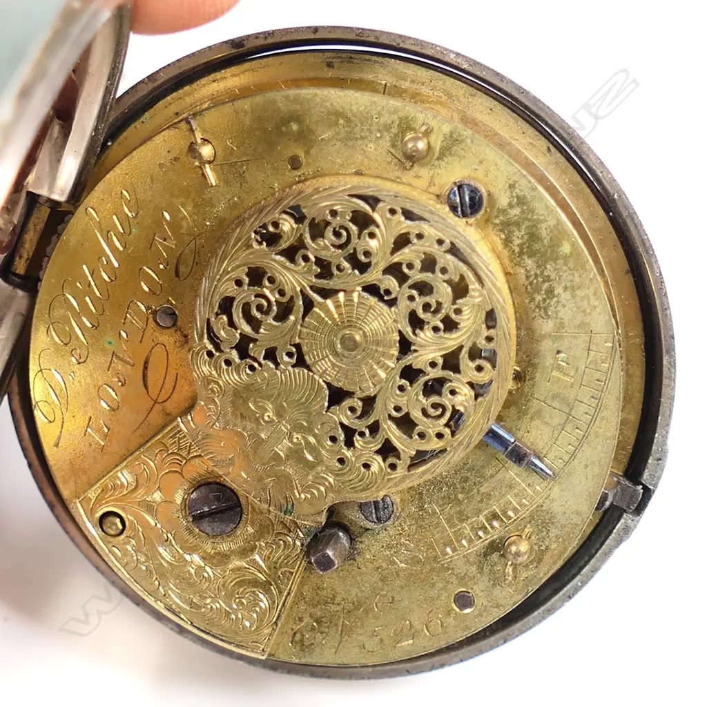 A George IV silver pair cased pocket watch by D. Ritchie of London, Image 1++