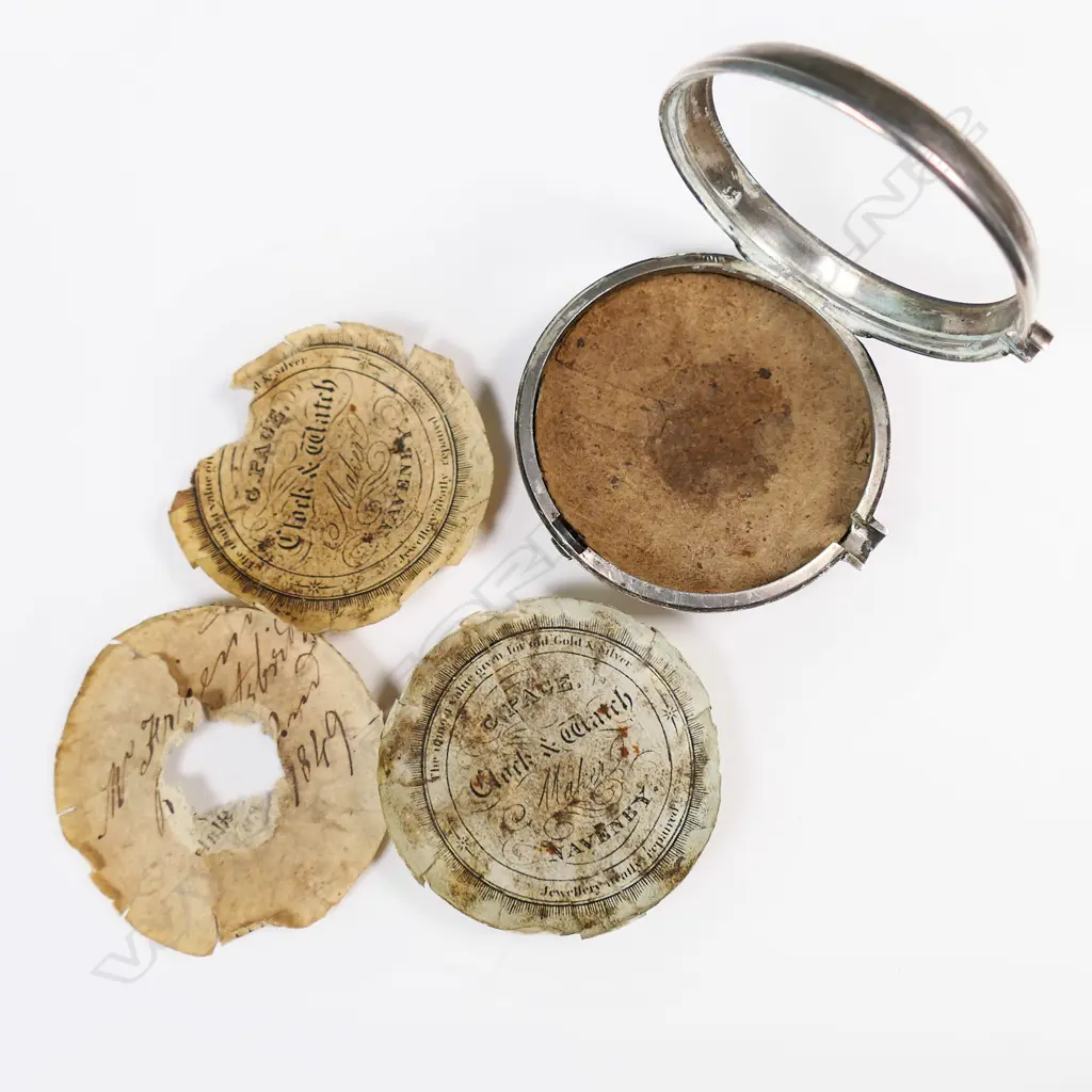 A George IV silver pair cased pocket watch by D. Ritchie of London, Image 1++