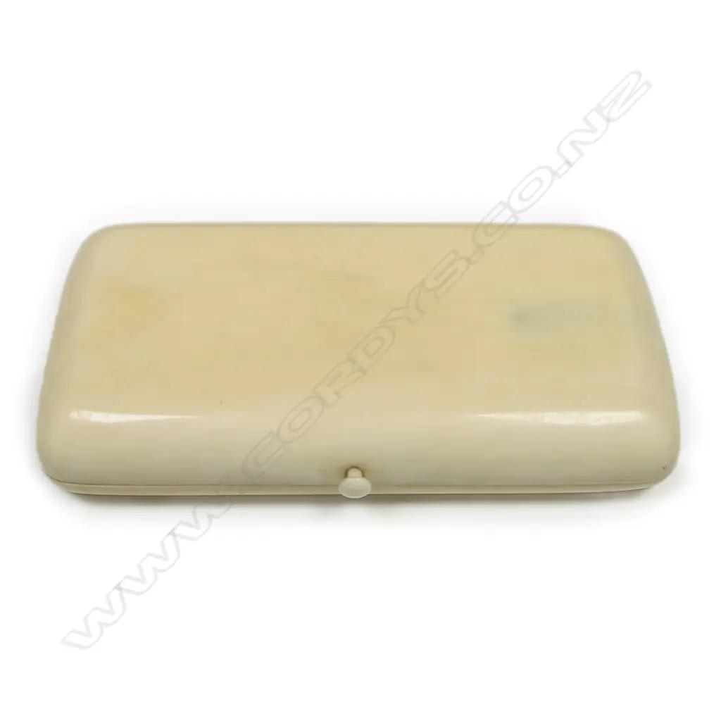 A 19thC French ivory etui, Image 1++