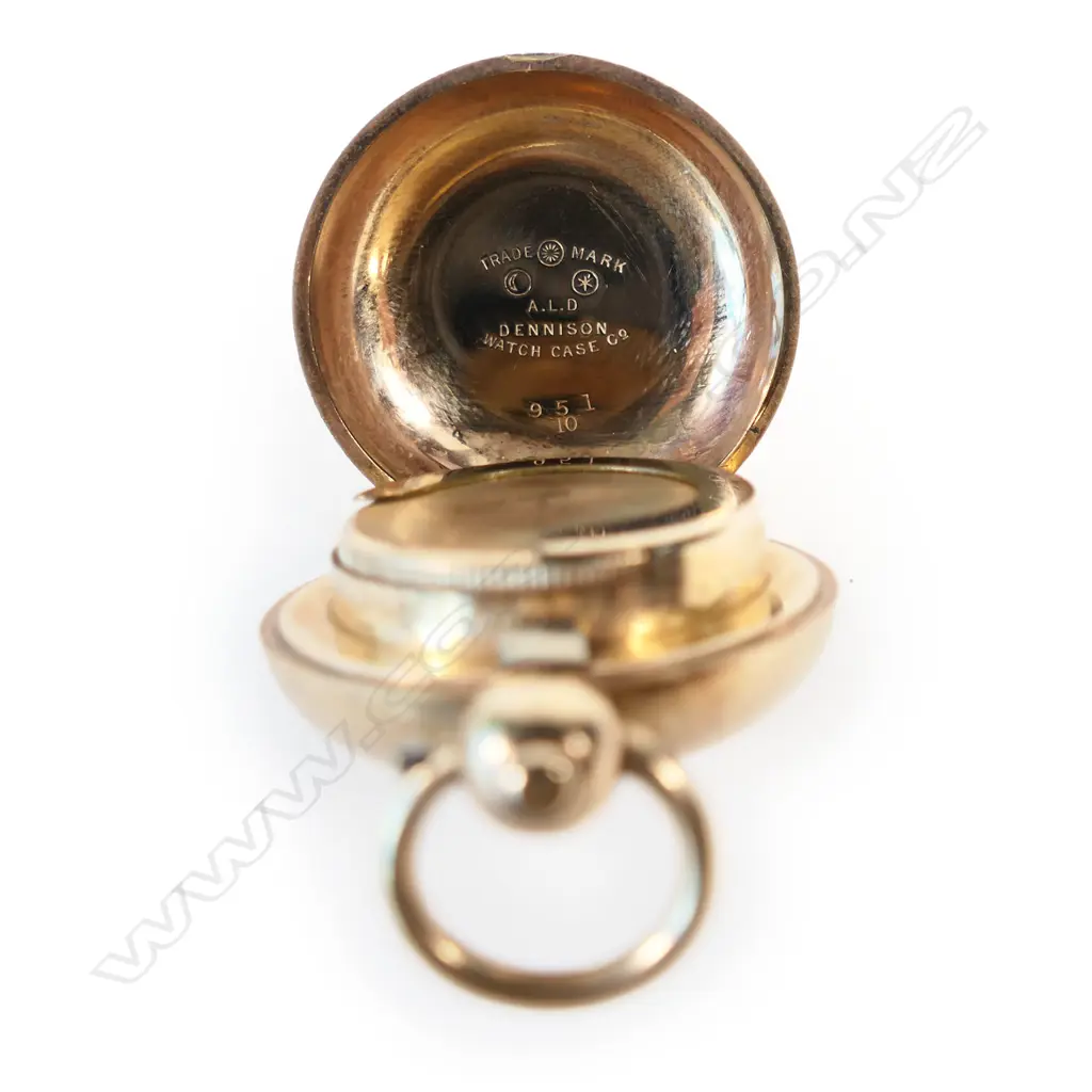An Edwardian rolled gold sovereign case, Image 1++