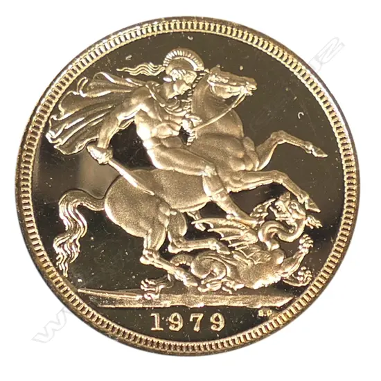 An Elizabeth II 1979 gold sovereign,