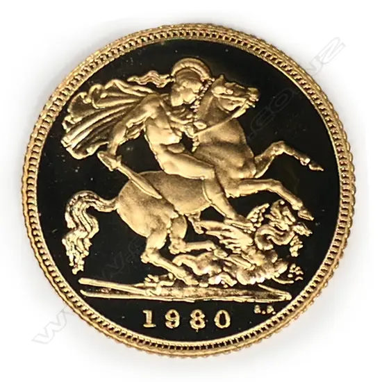 An Elizabeth II gold half sovereign,