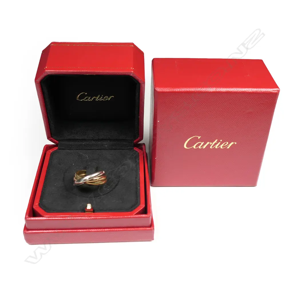 An 18ct gold Cartier 'Russian' wedding ring, Image 1++