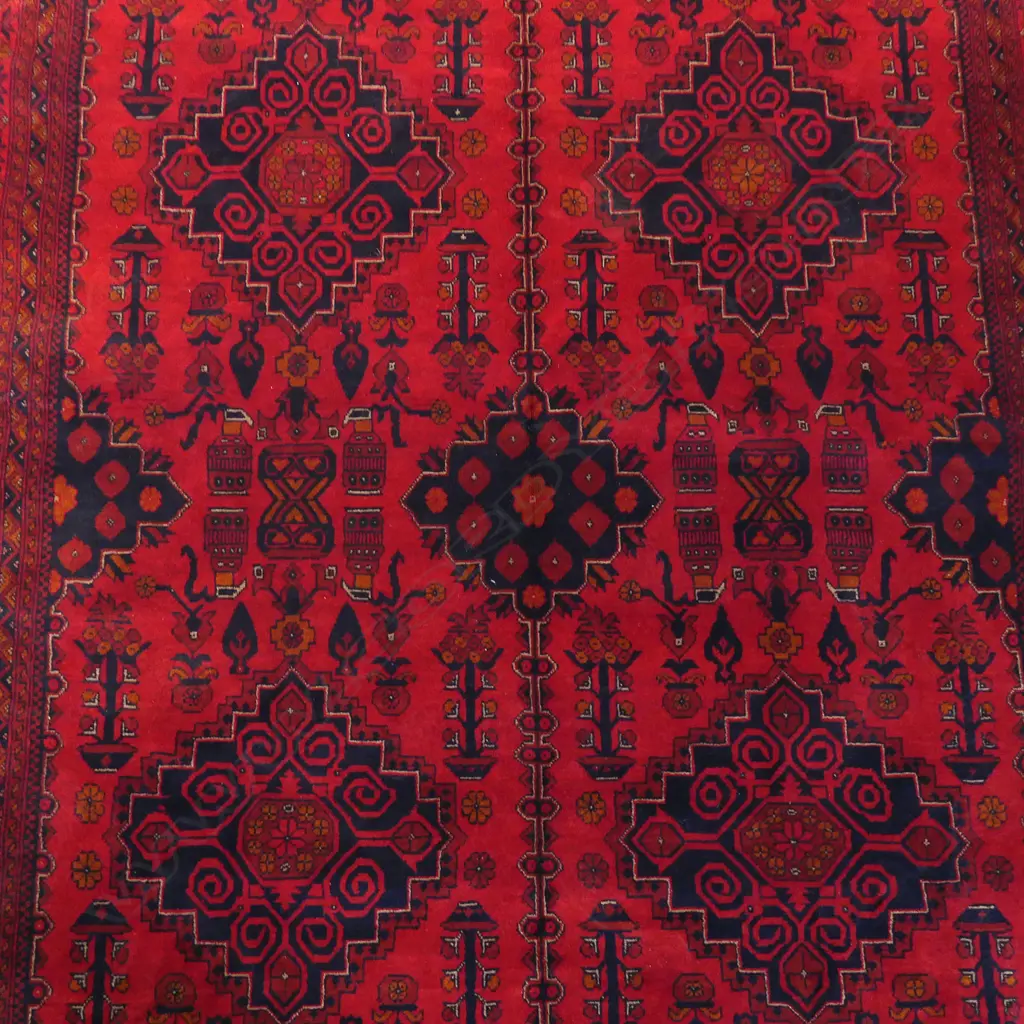 An Afghan Ankhoi hand-knotted carpet, Image 1++