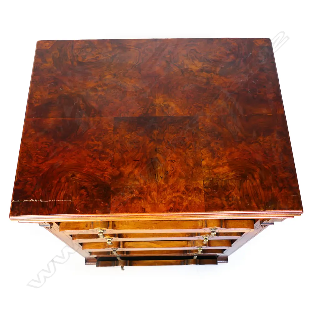 A small proportion George III mahogany drop front bureau, Image 1++