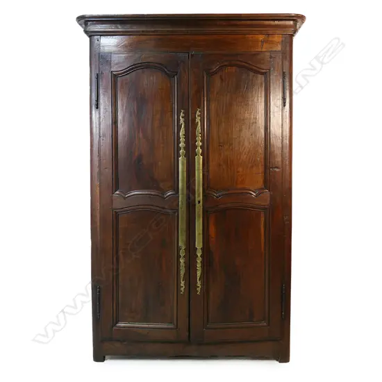 A 19thC French oak armoire,