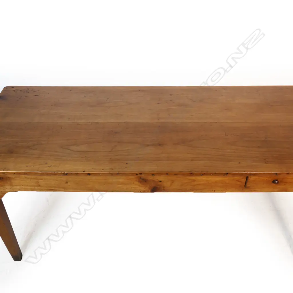 A French provincial style fruitwood dining table, Image 1++