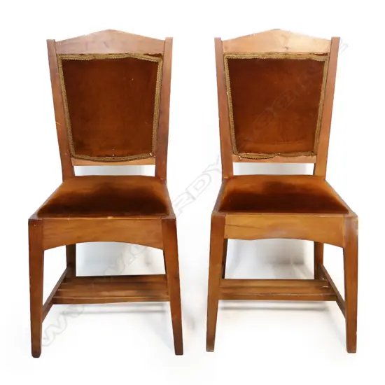 A pair of Rimu Roy Lippincott chairs,