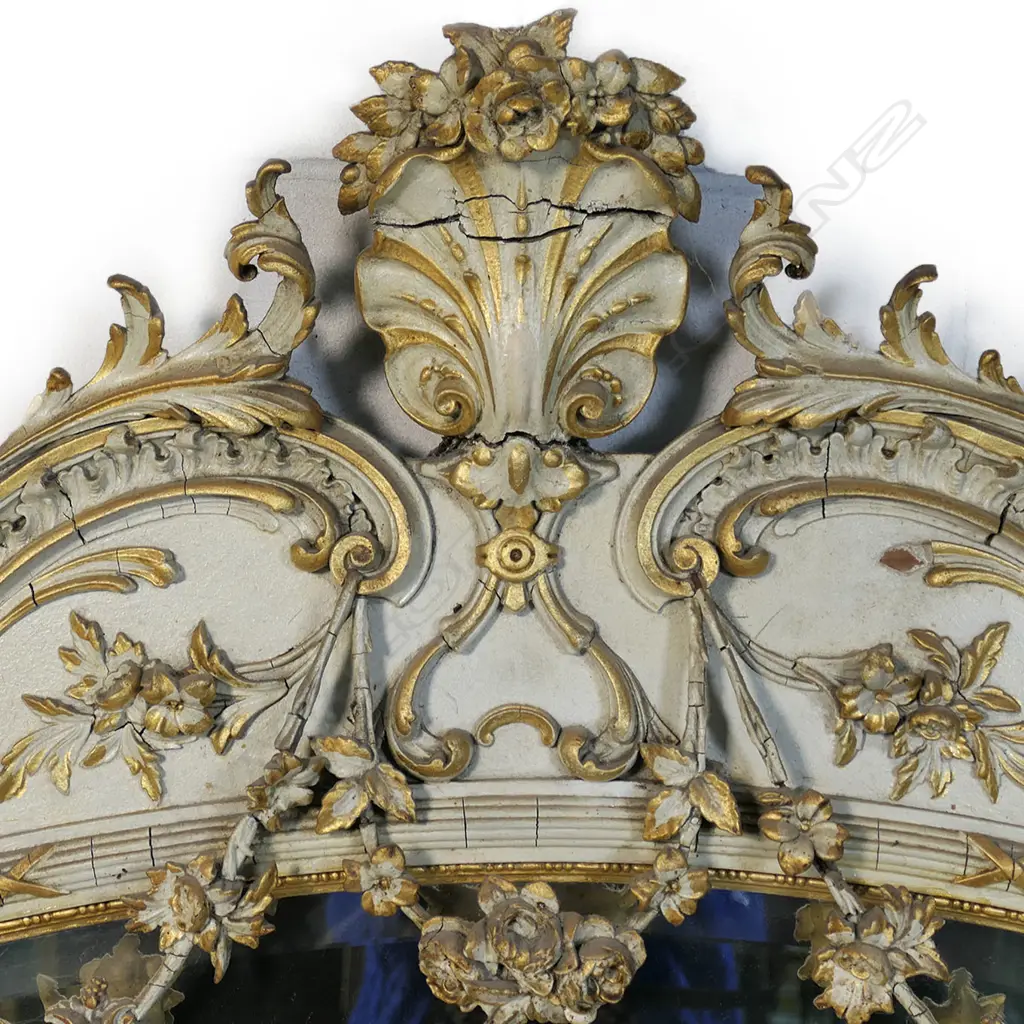 An impressive large vintage mirror, Image 1++