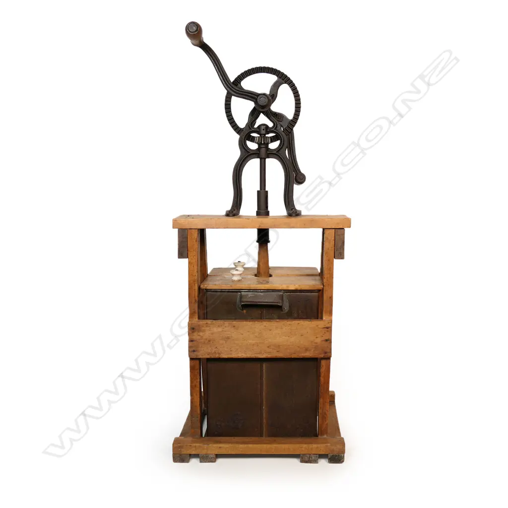 A 1908 floor standing butter churn, Image 1++