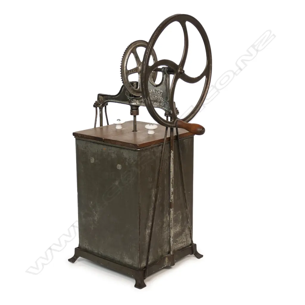 A 1917 Dazey Churn & Mfg Co. St. Louis Dazey 'Floor Standing' churn, Image 1++