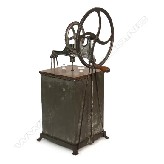 A 1917 Dazey Churn & Mfg Co. St. Louis Dazey 'Floor Standing' churn,