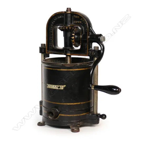 A c.1870s Frary & Clark Landers USA universal fruit press,