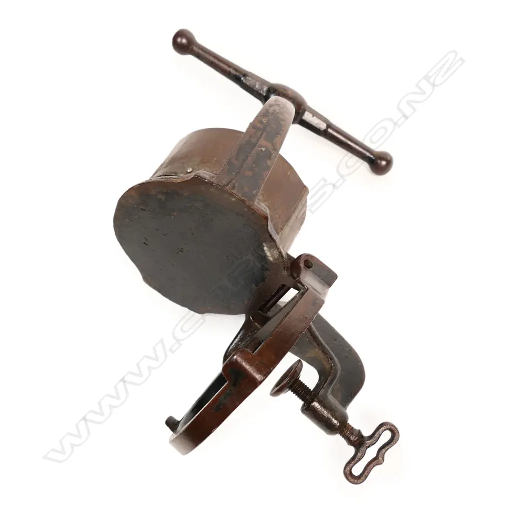 c.1870 H.F Osbourne counter-top meat press, Image 1++