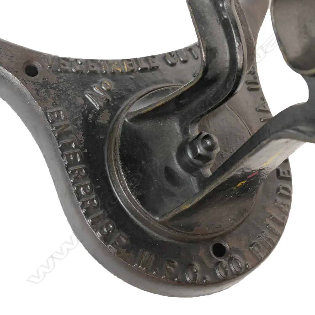 A decorative 19thC cast iron and tin 'Enterprise' cutter, Image 1++
