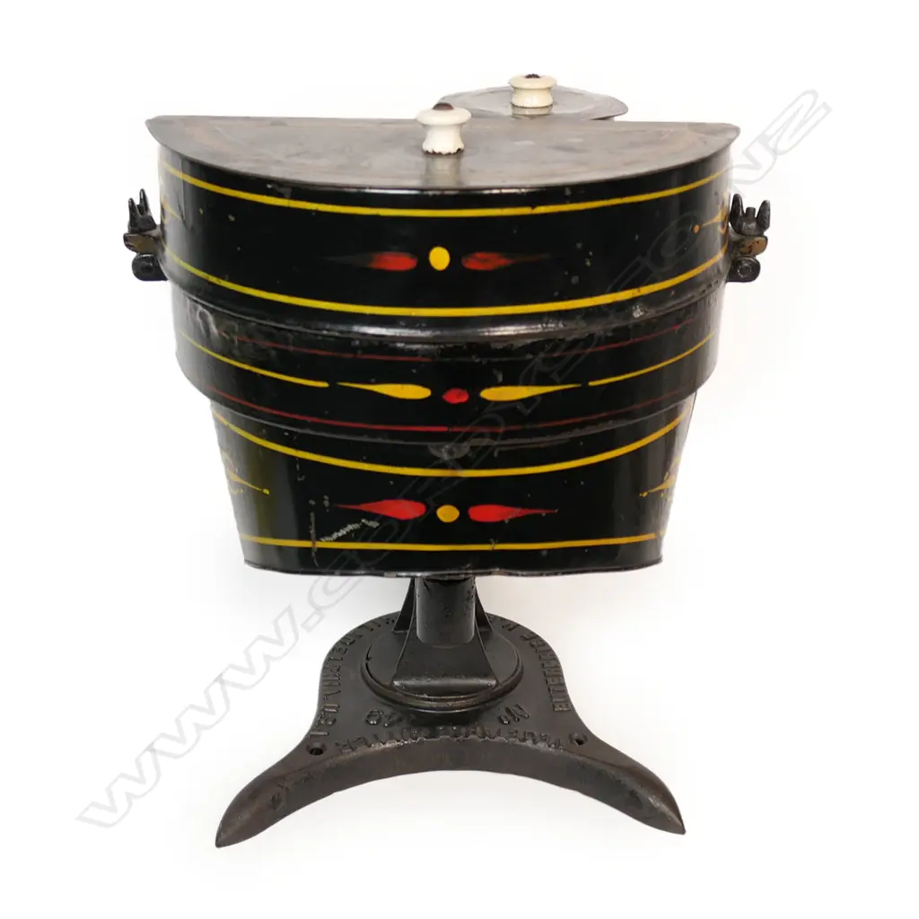 A decorative 19thC cast iron and tin 'Enterprise' cutter, Image 1++