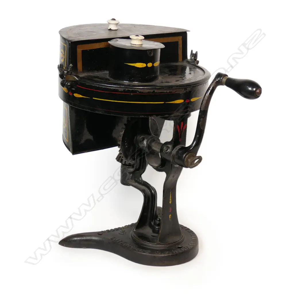 A decorative 19thC cast iron and tin 'Enterprise' cutter, Image 1++