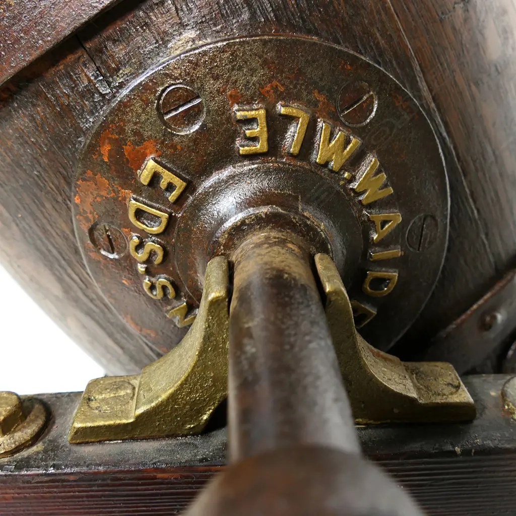 A c.1890 floor standing cradle tumble churn by Waide & Sons of Leeds England, Image 1++
