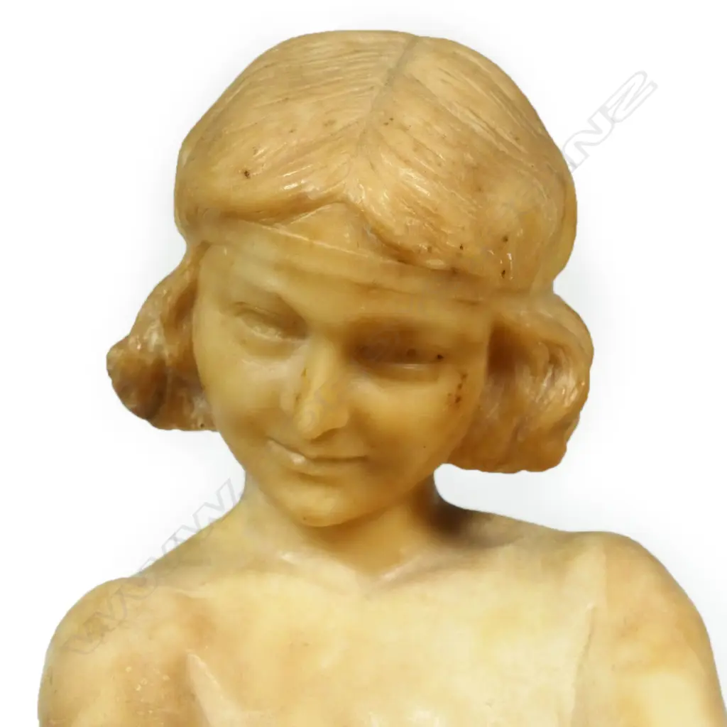 An early 1900s alabaster figure, Image 1++